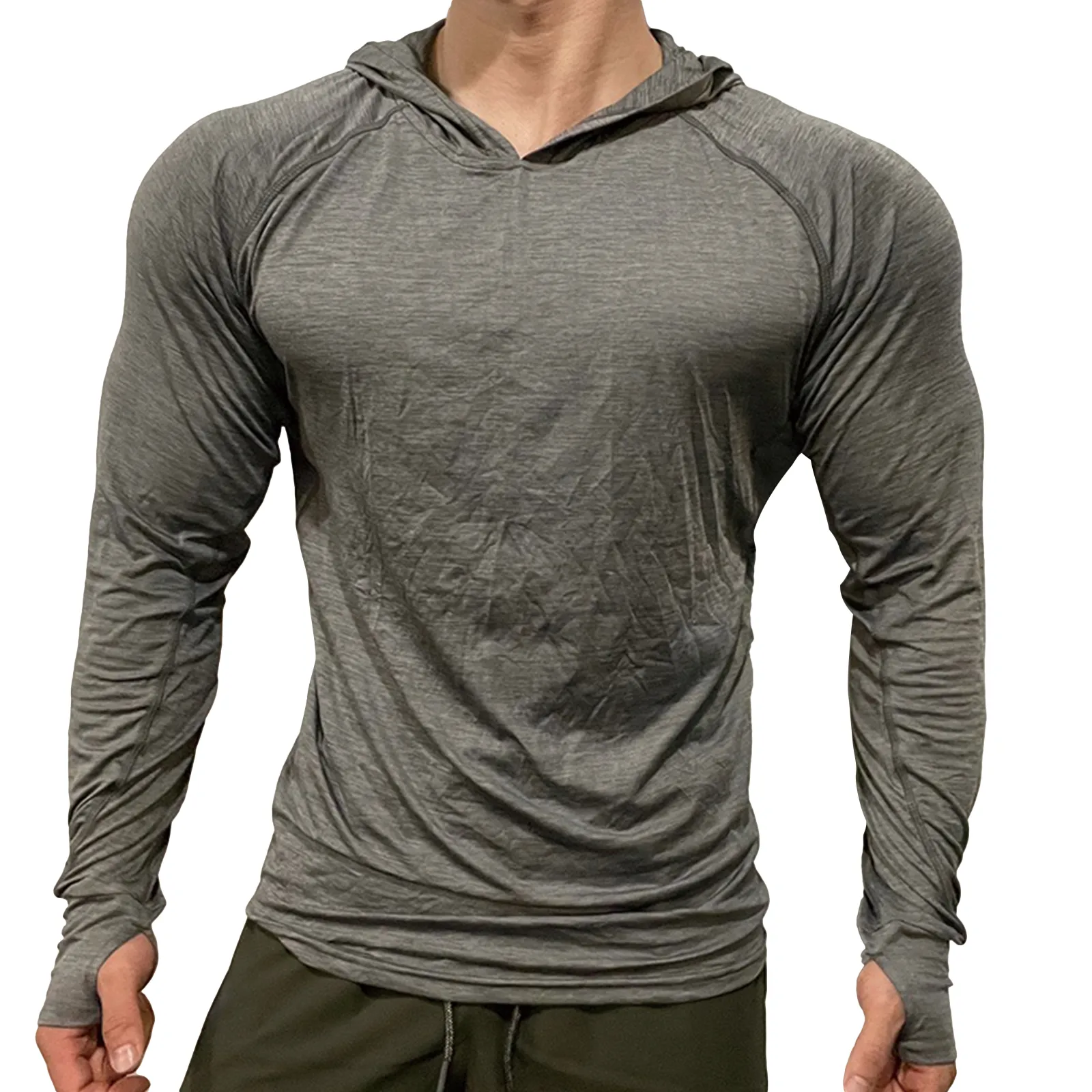 ACTIVE DRY-FIT MOISTURE WICKING RAGLAN HOODIE