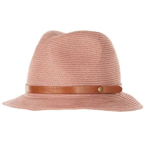 Barbour Heathfield Trilby Hat Dusty Pink