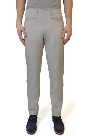 Beige Slim Fit Stretch Chino Trouser