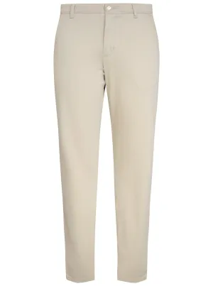 Beige Stretch Cotton Chino Trouser