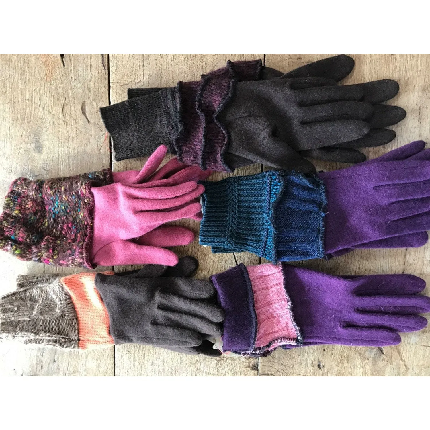 Create your own!! Custom made full finger gloves. Can be stretch velvet or 100% stretch wool. Several colors to choose from. Request yours!