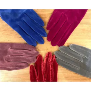 Create your own!! Custom made full finger gloves. Can be stretch velvet or 100% stretch wool. Several colors to choose from. Request yours!