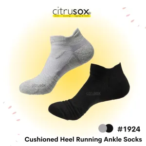 Cushioned Heel Running Performance Ankle Socks