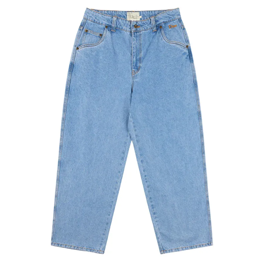 Dime Classic Baggy Denim Pants - (Blue Washed)