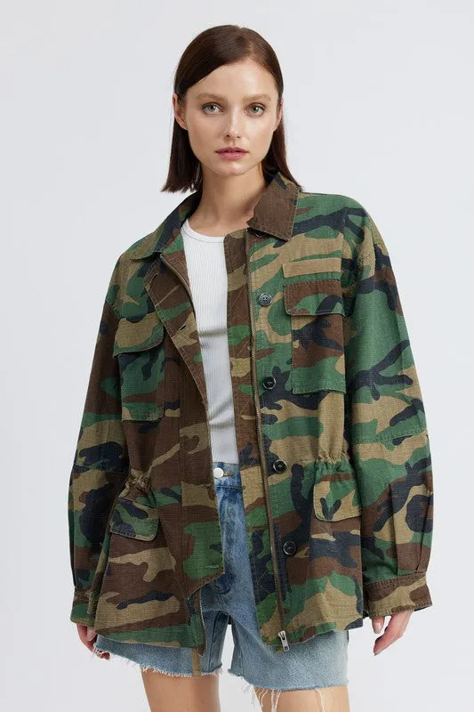 Emory Park CAMO OVERSIZED JACKET