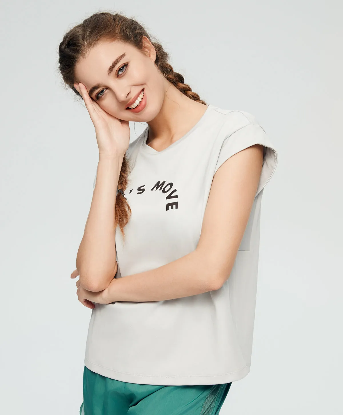 Energized Digital Daydream Dropped Shoulder Relaxed-Fit Tee