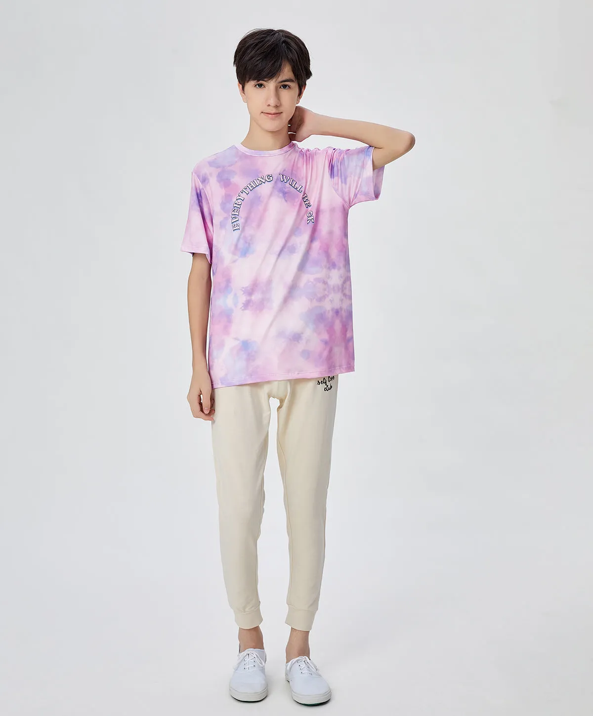 Energized Junior Digital Daydream Printed Dropped Shoulder Tee 600-1006B