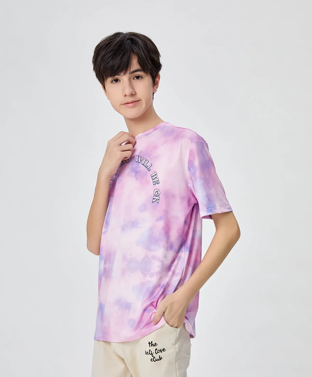 Energized Junior Digital Daydream Printed Dropped Shoulder Tee 600-1006B