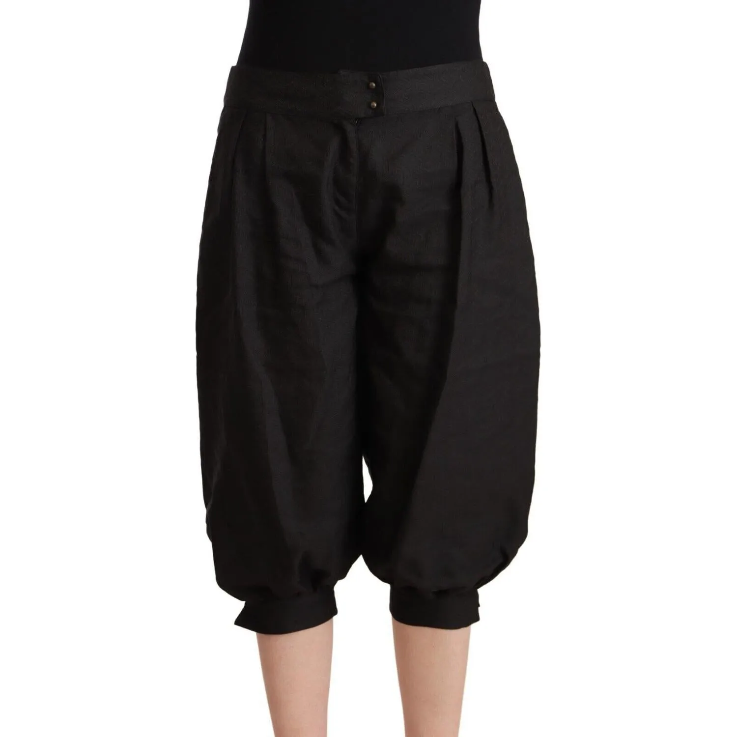 GF Ferre Chic Mid Waist Cropped Harem Pants