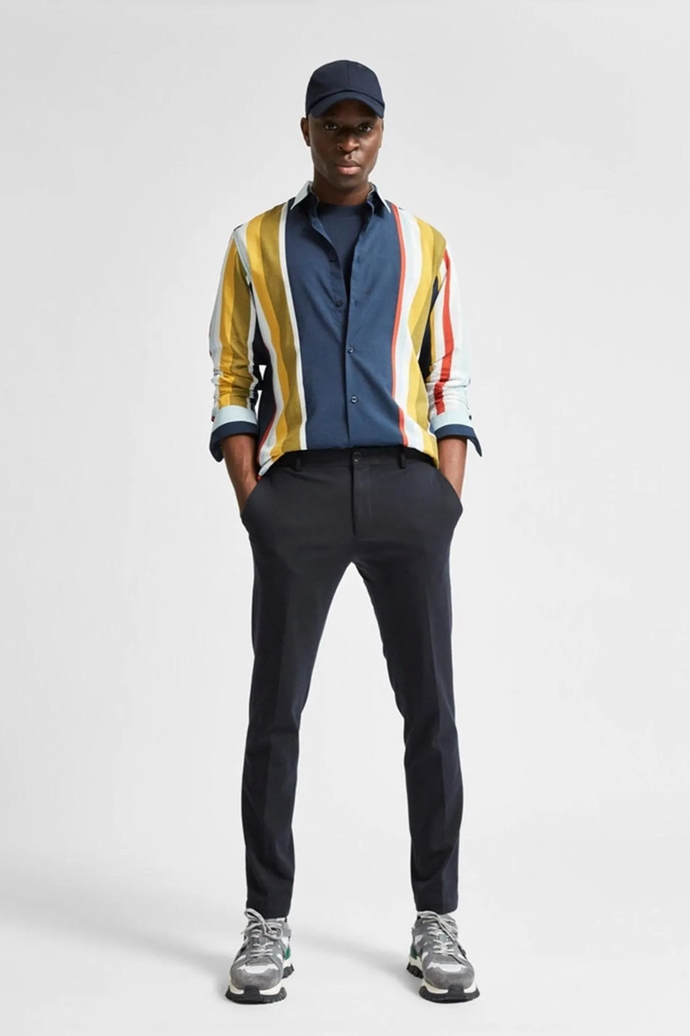 Jim Flex Pants - Navy Blazer