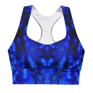 Longline sports bra, deep darkness