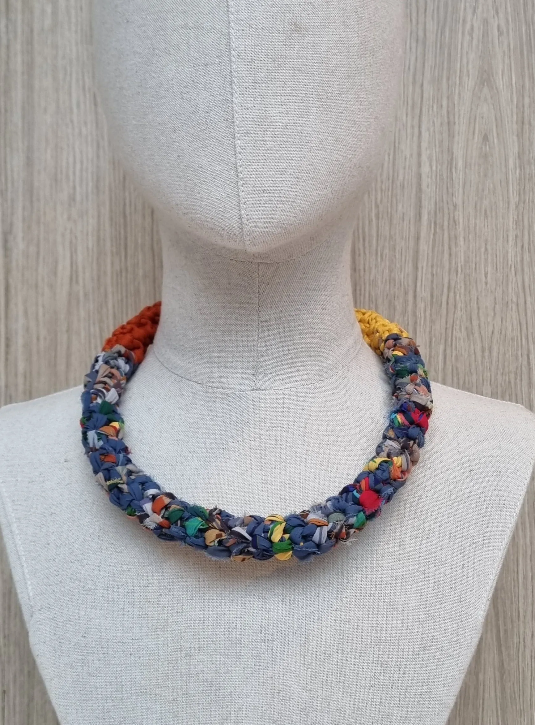 Loopy necklace-headband Sunrise