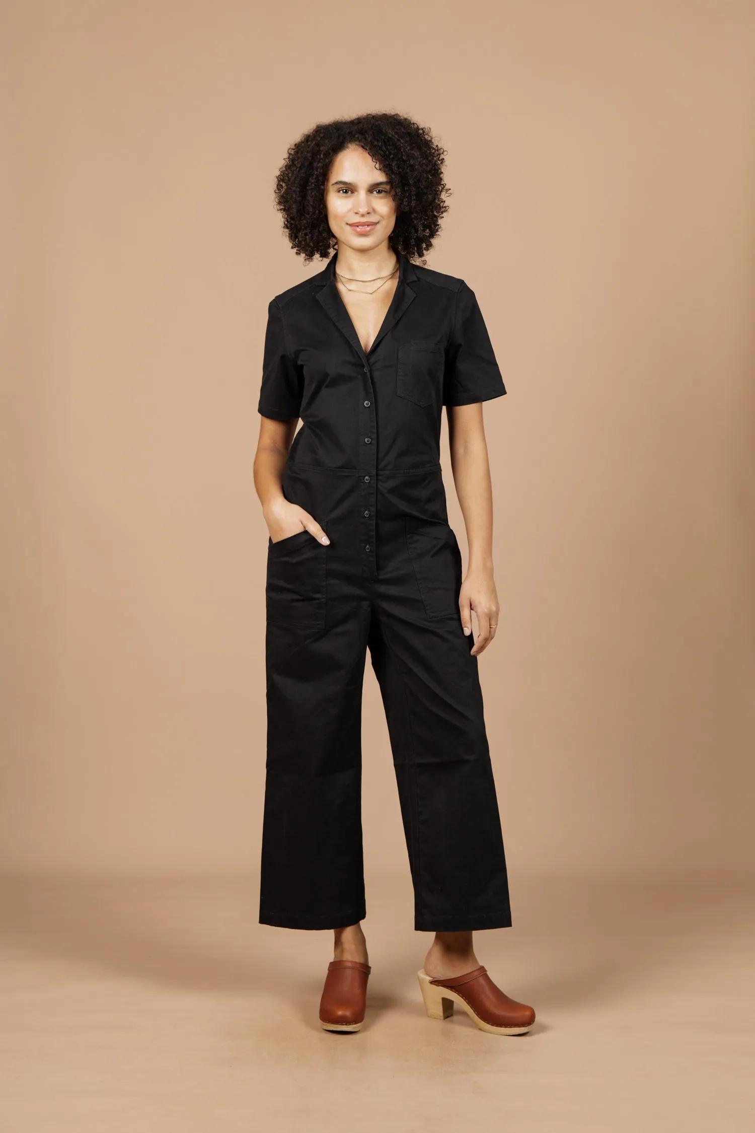 Lou Utility Jumpsuit / Black