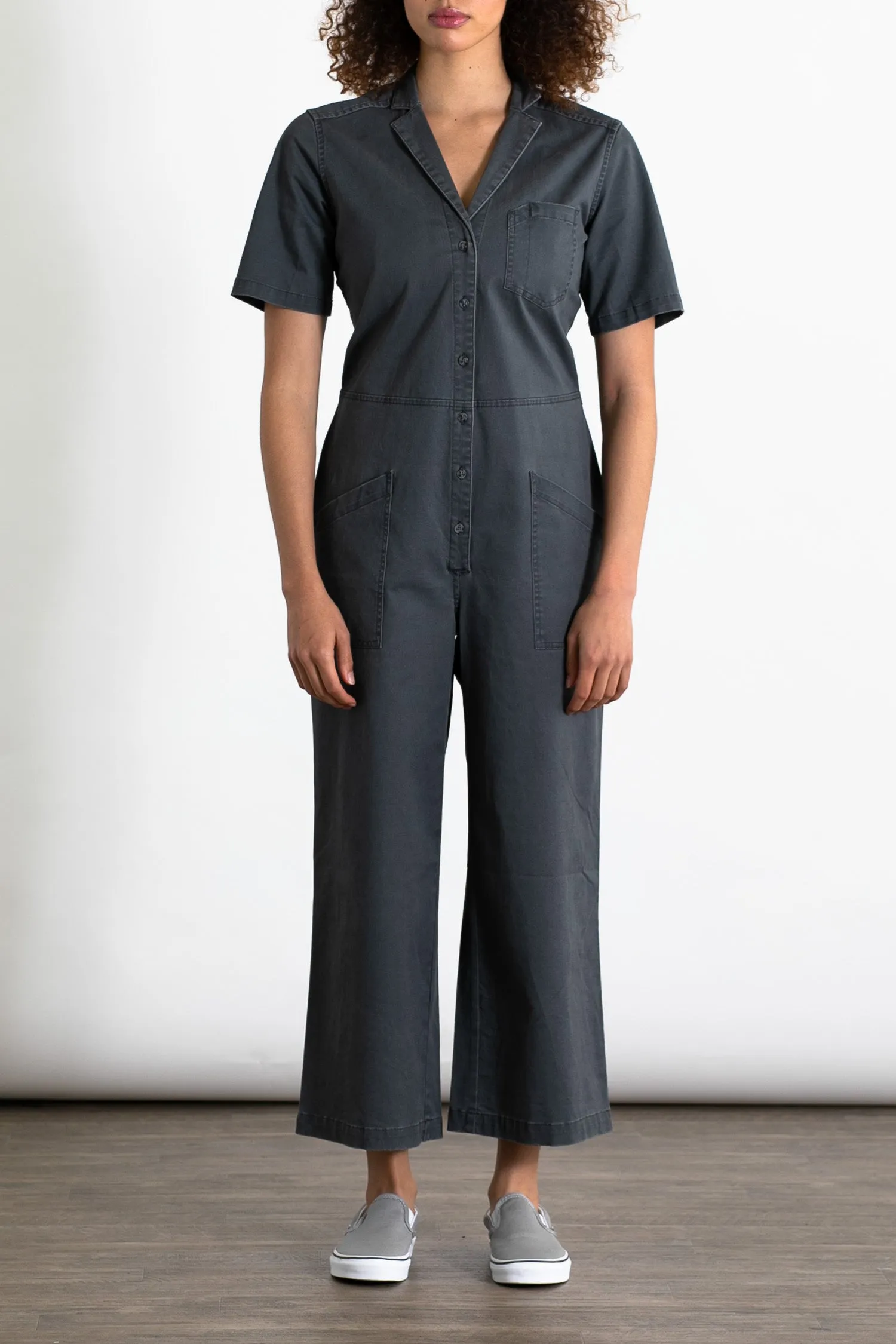 Lou Utility Jumpsuit / Slate