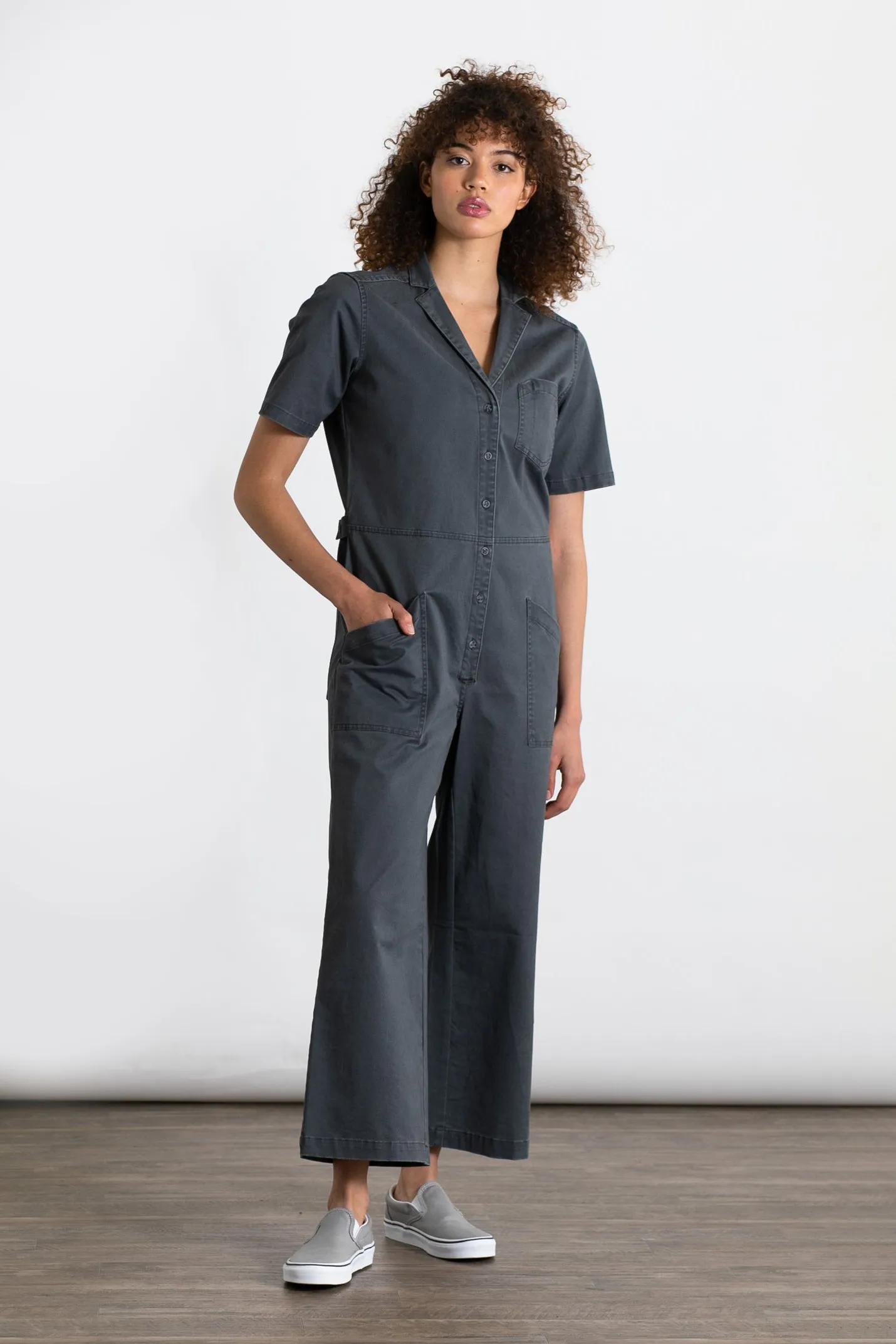 Lou Utility Jumpsuit / Slate