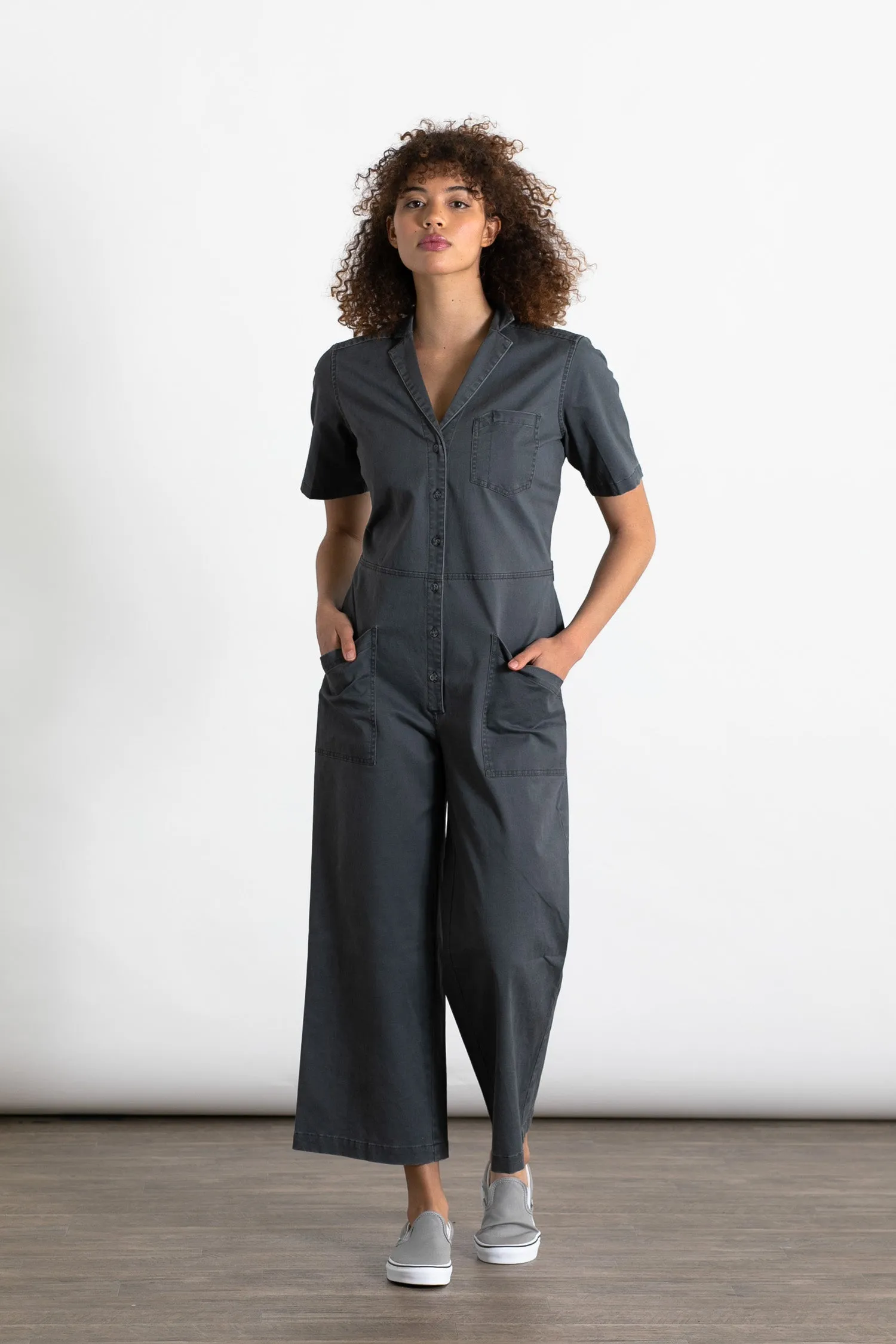 Lou Utility Jumpsuit / Slate