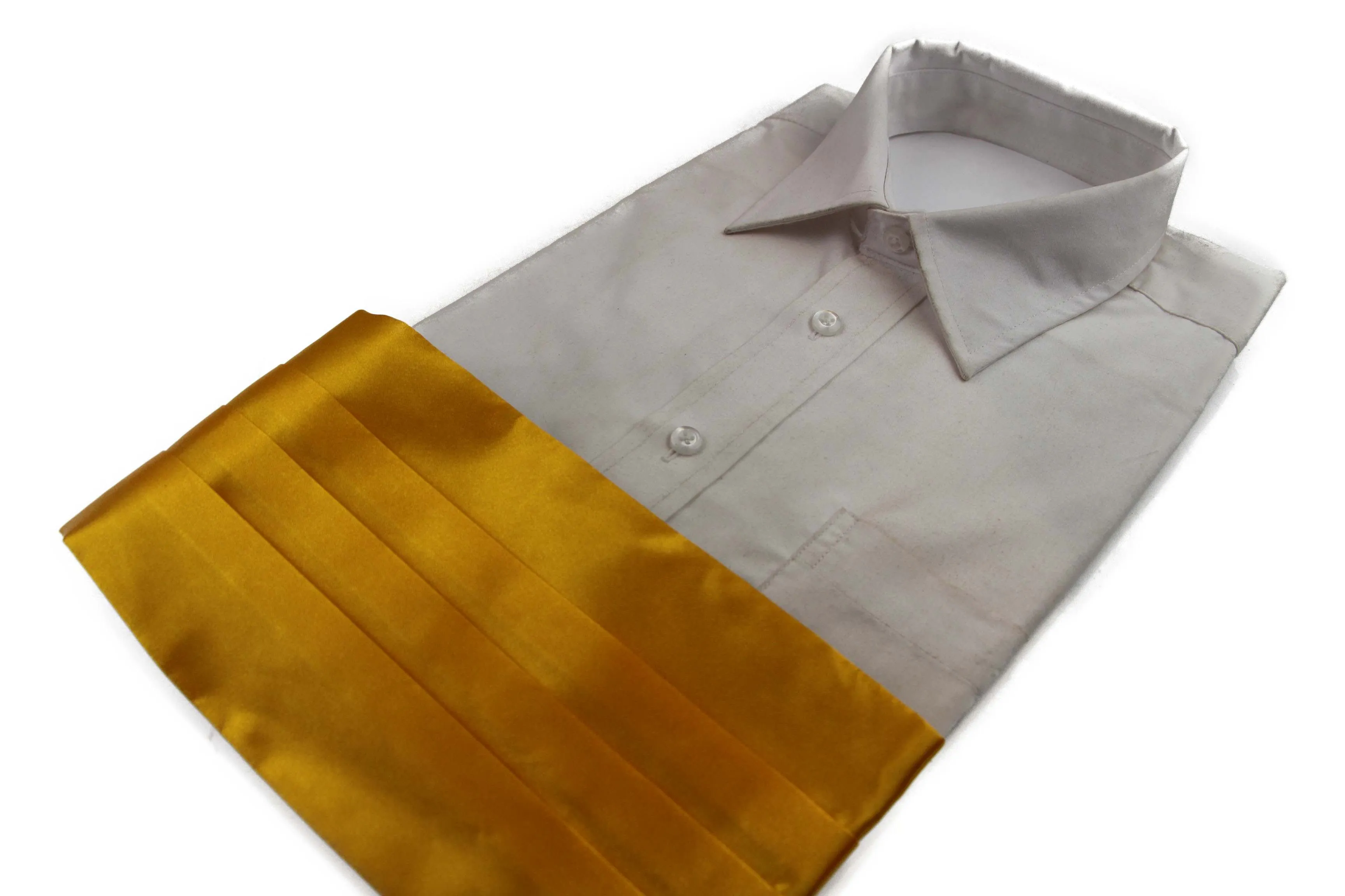 Mens Warm Yellow Adjustable Cummerbund