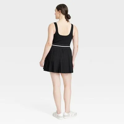 New - All In Motion Women's Tennis Active Athletic Dress with Built in Shorts Pockets