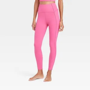 New - Women's High Waist Leggings - JoyLab Pink XS