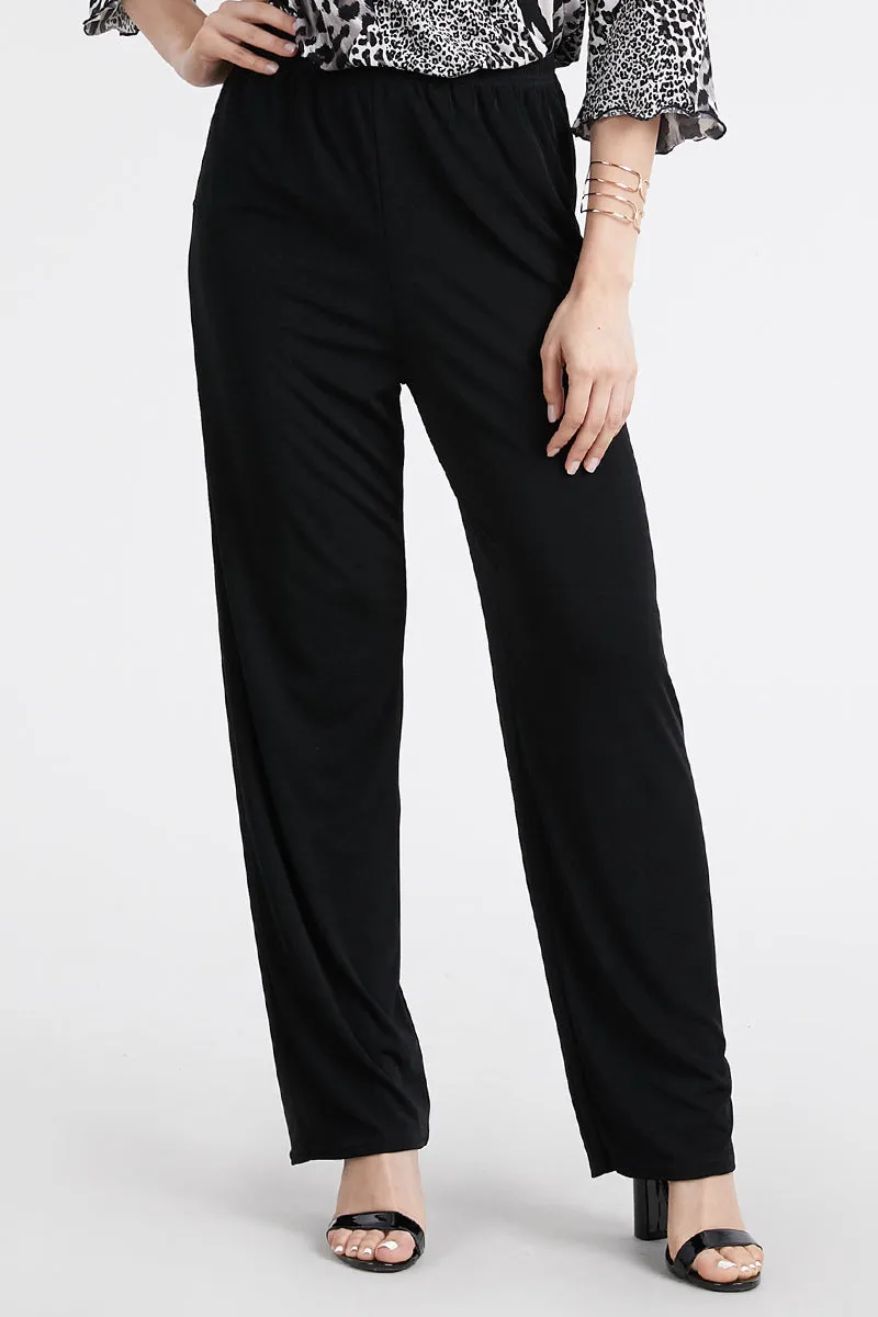 Plus Size Classic Stretch Elastic Waist Pants- 5000BN-AXS1