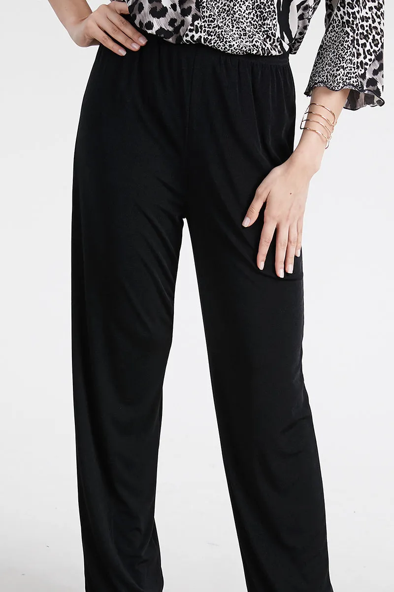 Plus Size Classic Stretch Elastic Waist Pants- 5000BN-AXS1