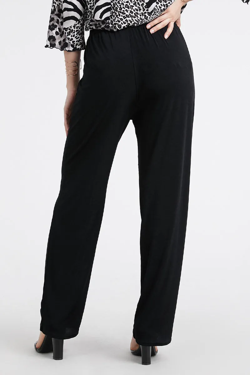 Plus Size Classic Stretch Elastic Waist Pants- 5000BN-AXS1