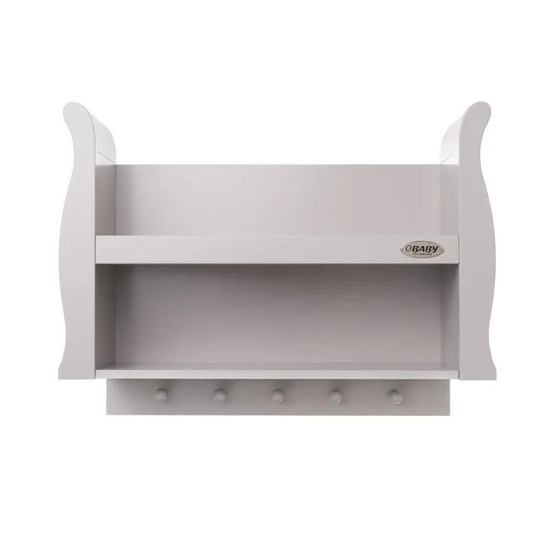 Stamford Sleigh Shelf - Warm Grey