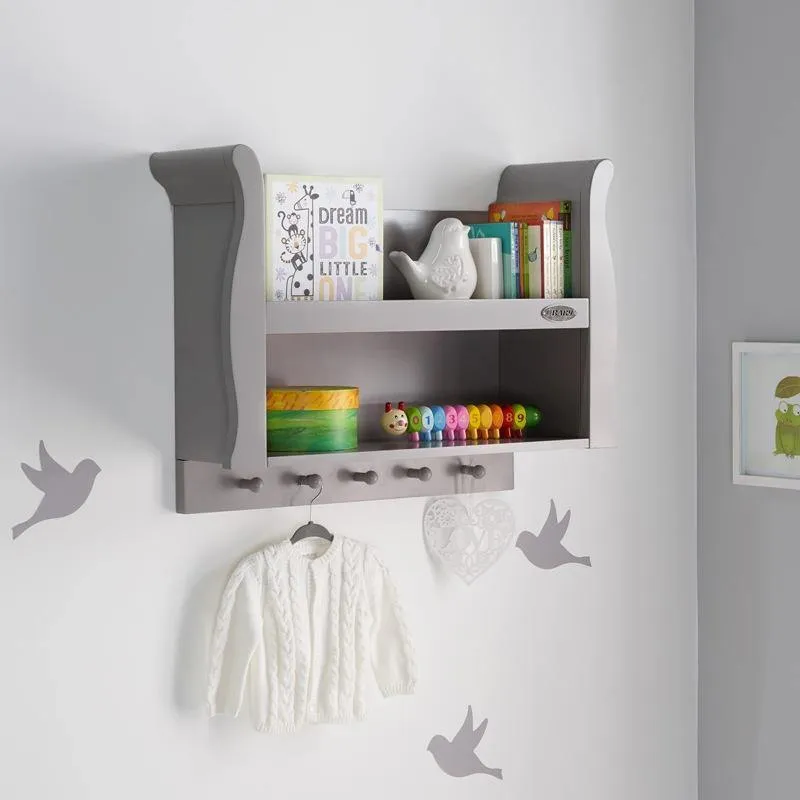 Stamford Sleigh Shelf - Warm Grey