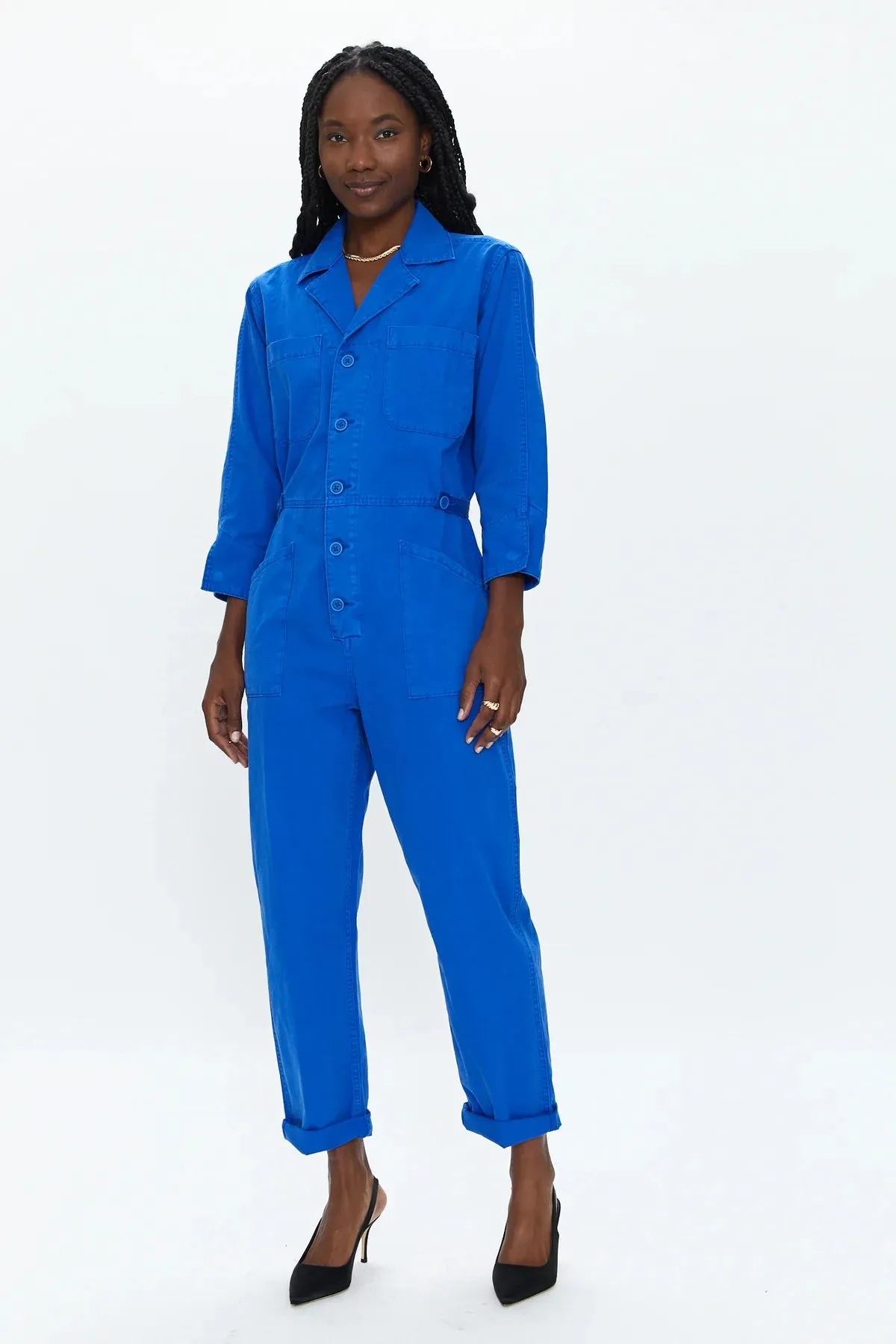 Tanner Long Sleeve Field Suit ~ Cobalt