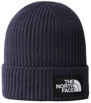 The North Face Accessories Mens TNF Box Logo Cuffed Beanie Summit Navy