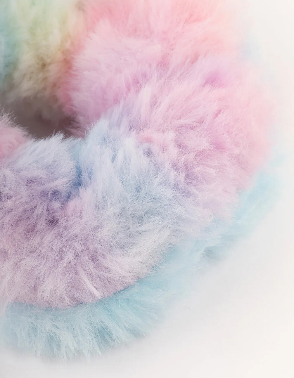 Tie Dye Fluffy Hair Scrunchie