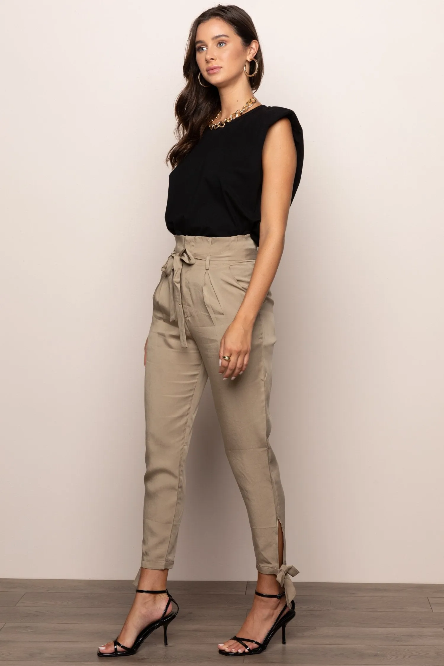 Tina Trousers in Khaki