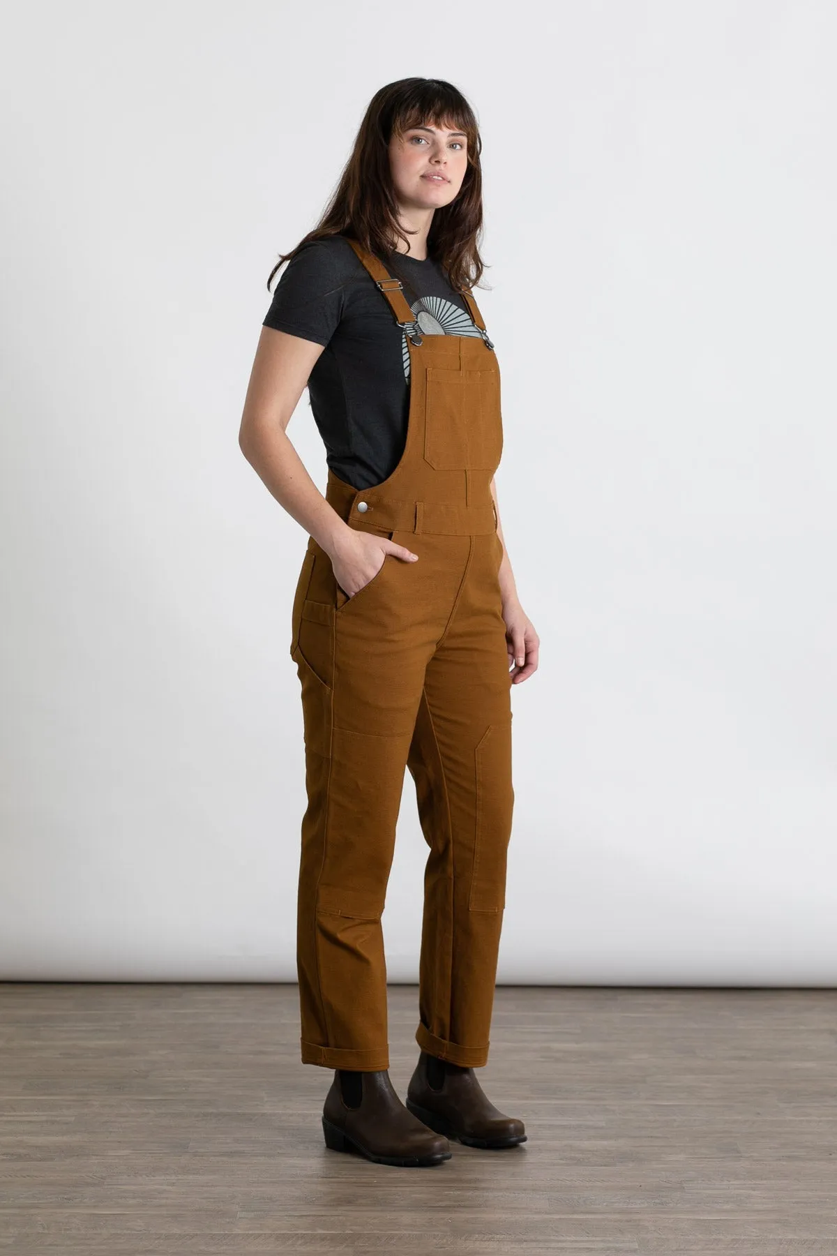 Tobin Utility Overall / Brown Canvas