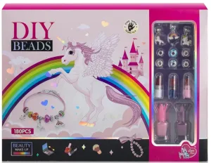 Unicorn Bracelet DIY Bead Set - 180Pcs