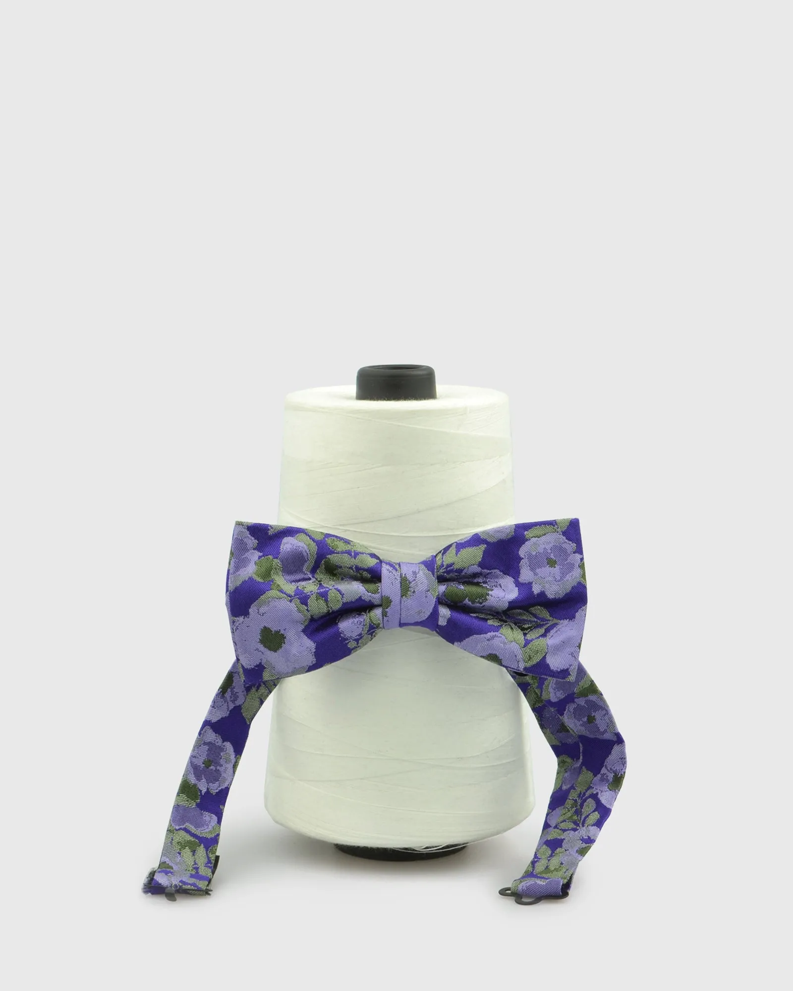 VINCENT & FRANKS SS21-16 PURPLE FLORAL BOW