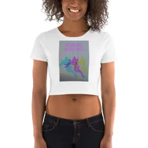 Wicked Lines Rock Climbing Crop Tee