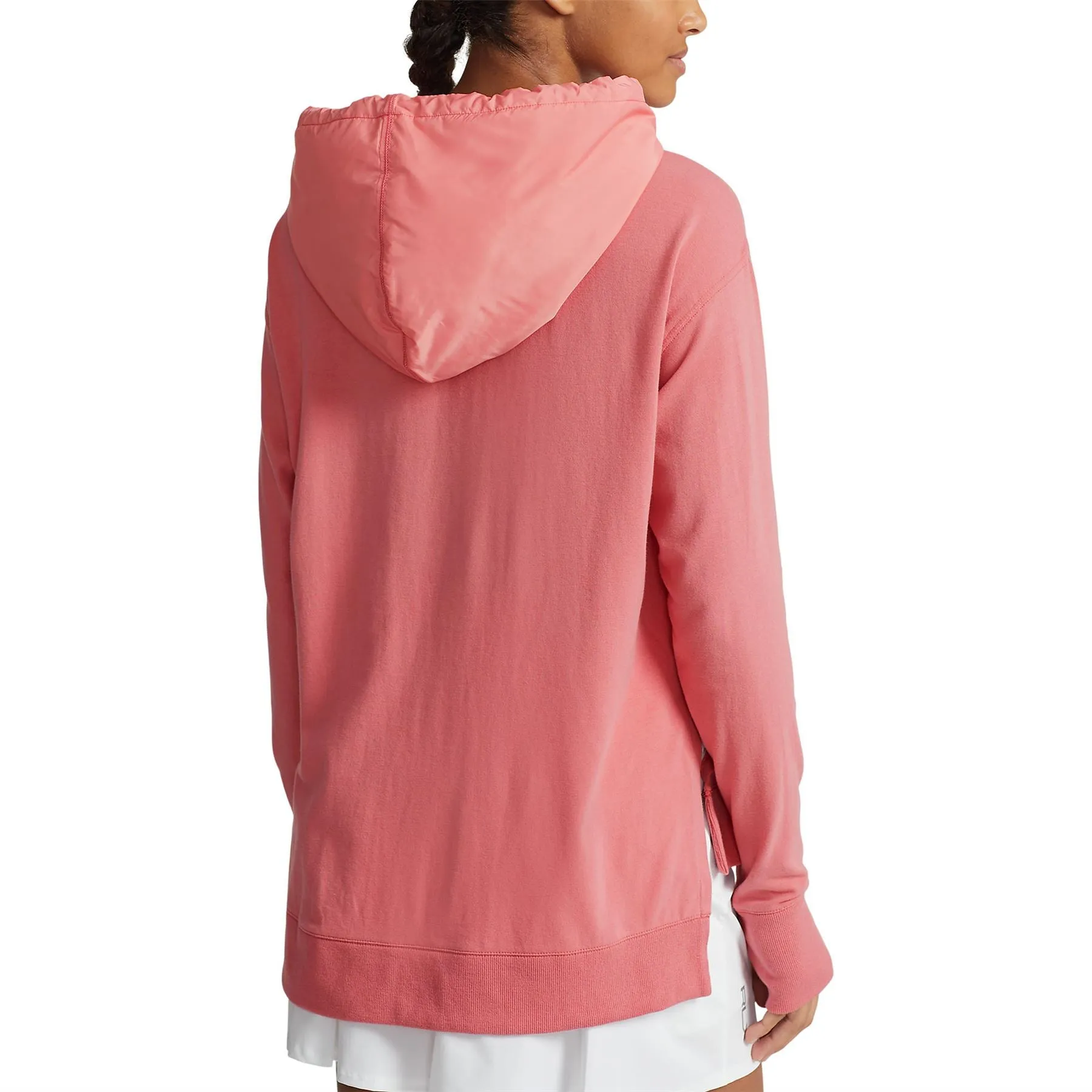 Womens Hybrid Performance Fleece Hoodie Desert Rose - SS23