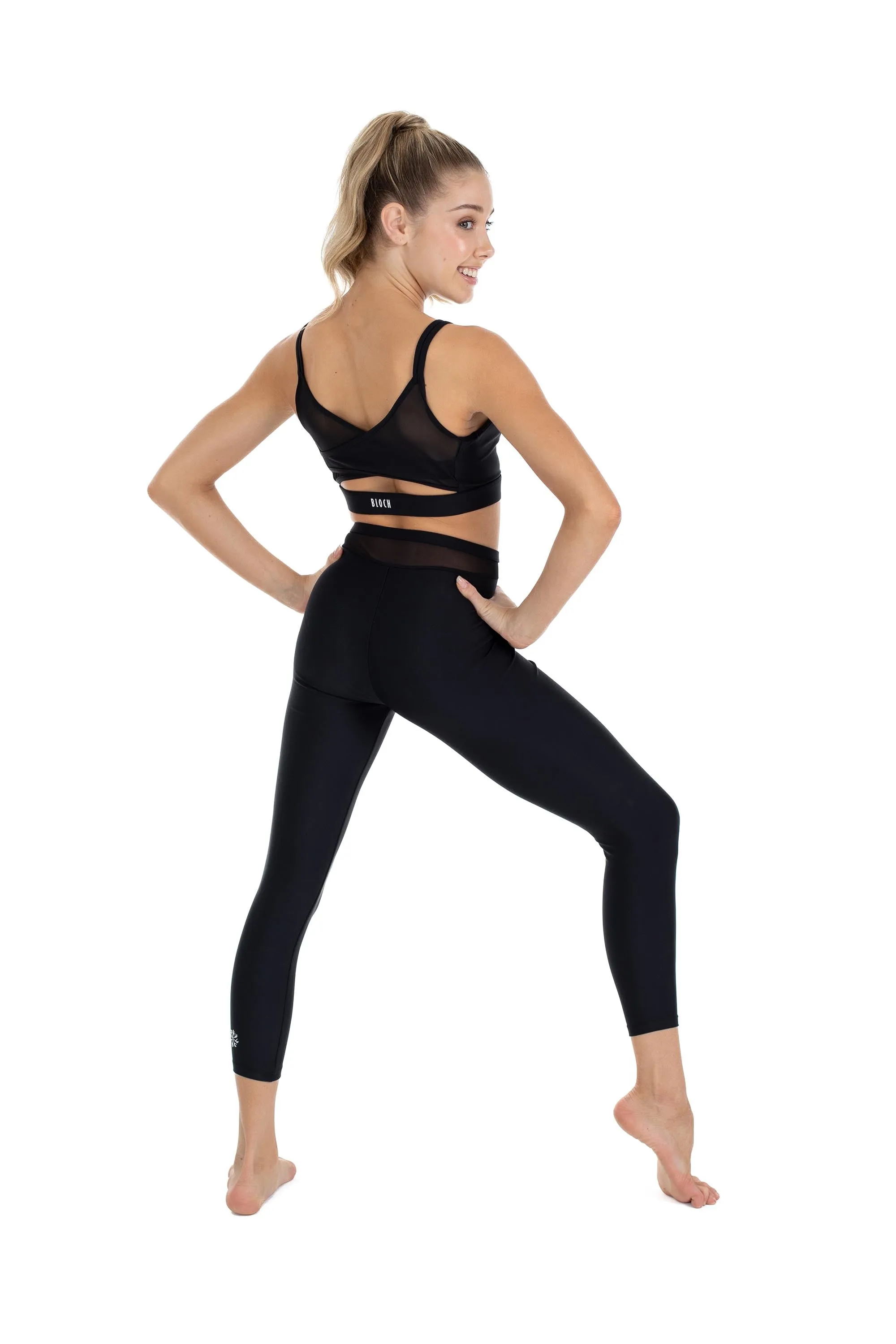 ZFM1049G4 - Bloch X Flo Active Betty Mesh Insert Girls Crop